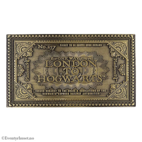 Harry Potter Replica Hogwarts Train Ticket Limited Edition Collectibles