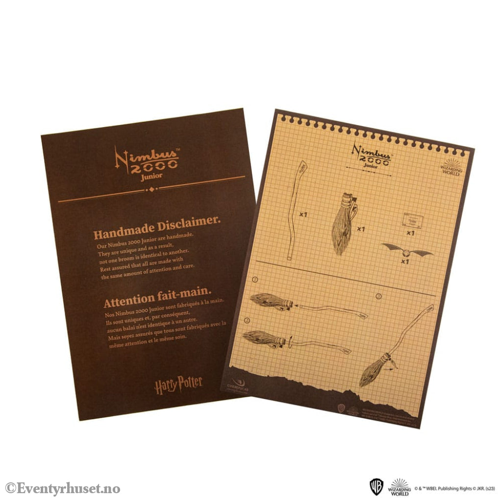 Harry Potter Replica Nimbus 2000 Magic Broom Junior Collectibles