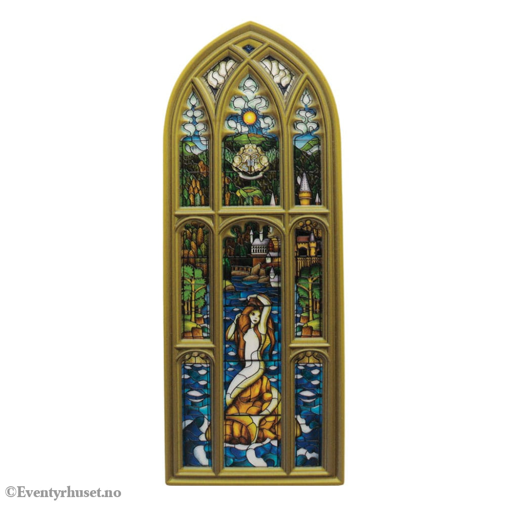 Harry Potter Resin Plaque Mermaid Stained Glass Window Home & Gifts