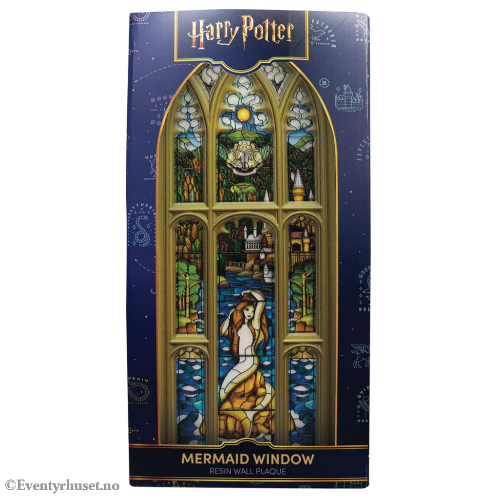 Harry Potter Resin Plaque Mermaid Stained Glass Window Home & Gifts