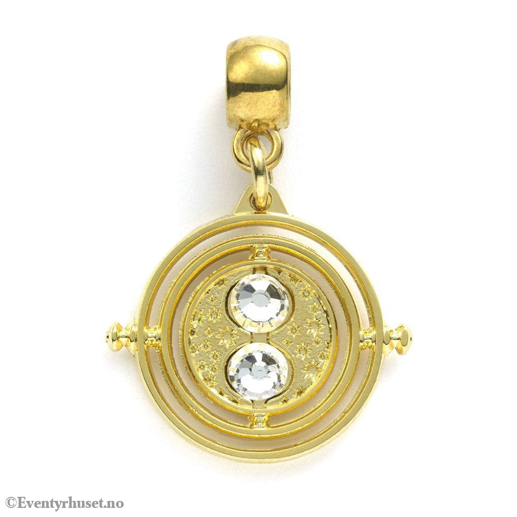 Harry Potter Slider Charm Time Turner (gold plated) Fashion & Accessories