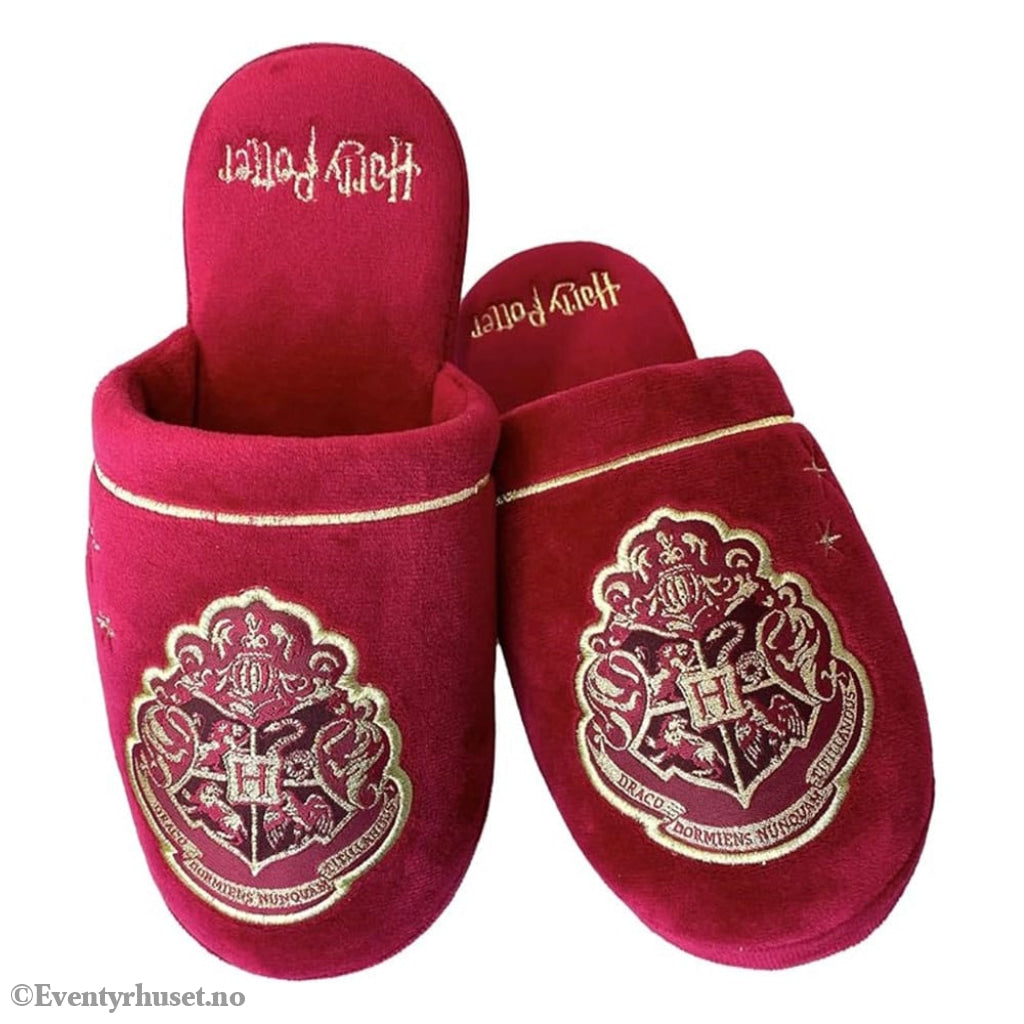 Harry Potter Slippers Hogwarts Gold on Burgundy EU 38-41 Fashion & Accessories