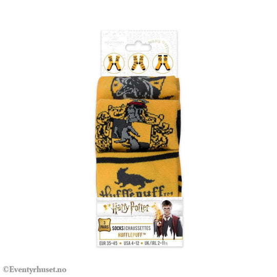 Harry Potter Socks 3-Pack Hufflepuff Fashion & Accessories