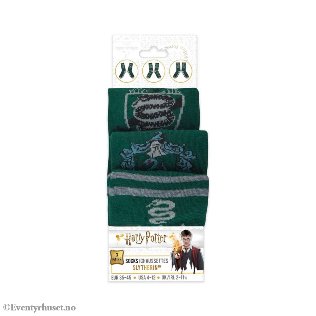 Harry Potter Socks 3-Pack Slytherin Fashion & Accessories
