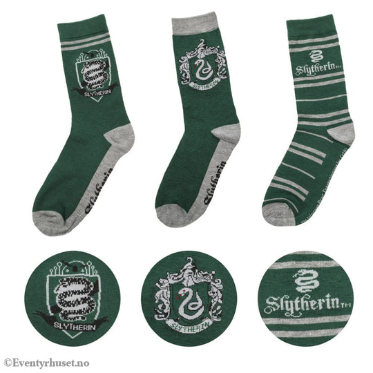 Harry Potter Socks 3-Pack Slytherin Fashion & Accessories