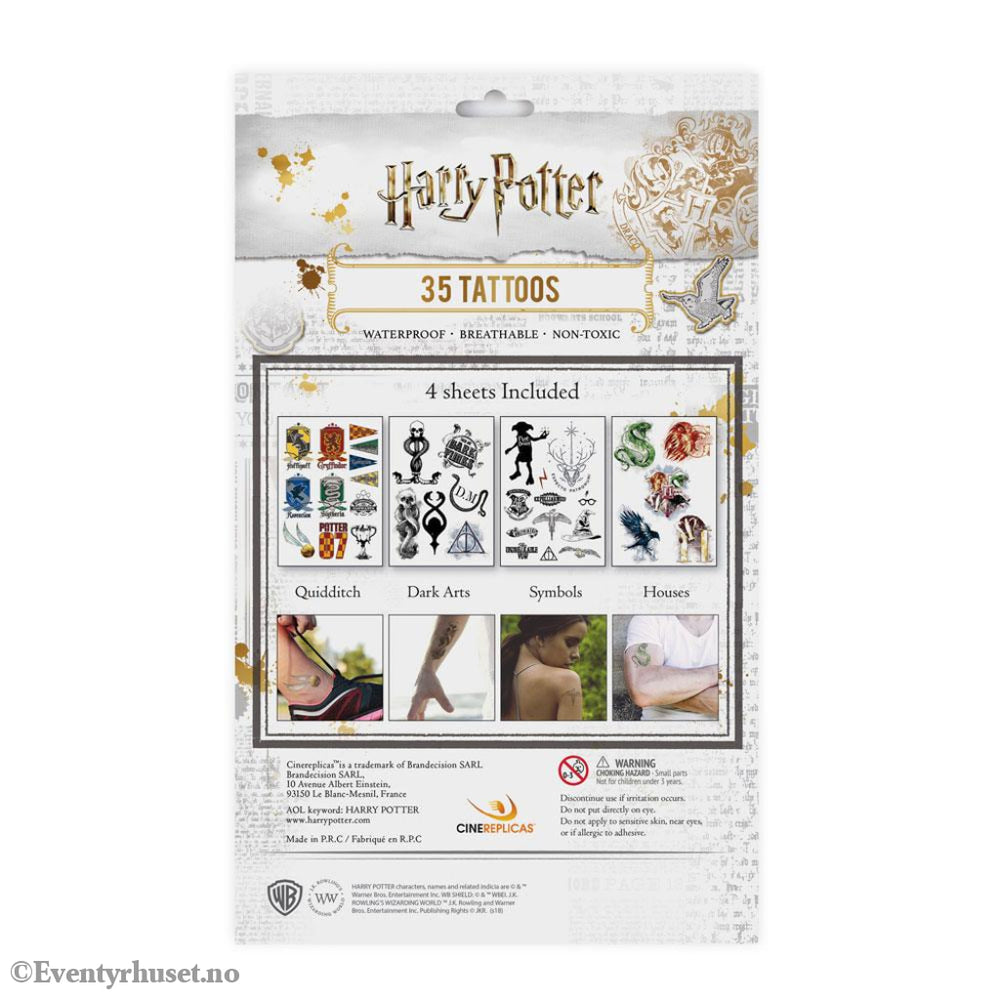 Harry Potter Temporary Tattoos Set Home & Gifts