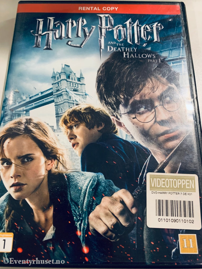Harry Potter & The Deathly Hallows - Part 1. Dvd Utleiefilm.