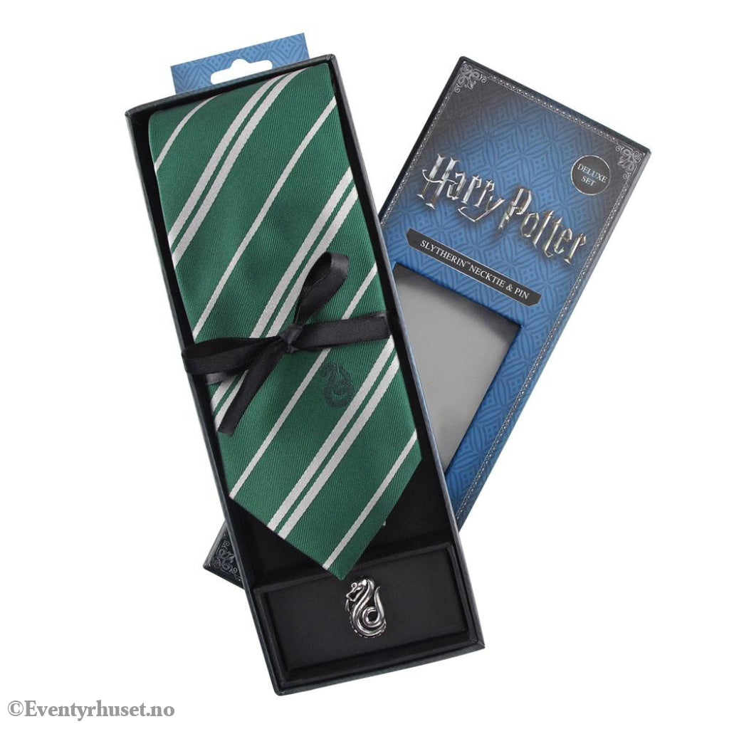Harry Potter Tie & Metal Pin Deluxe Box Slytherin Fashion & Accessories