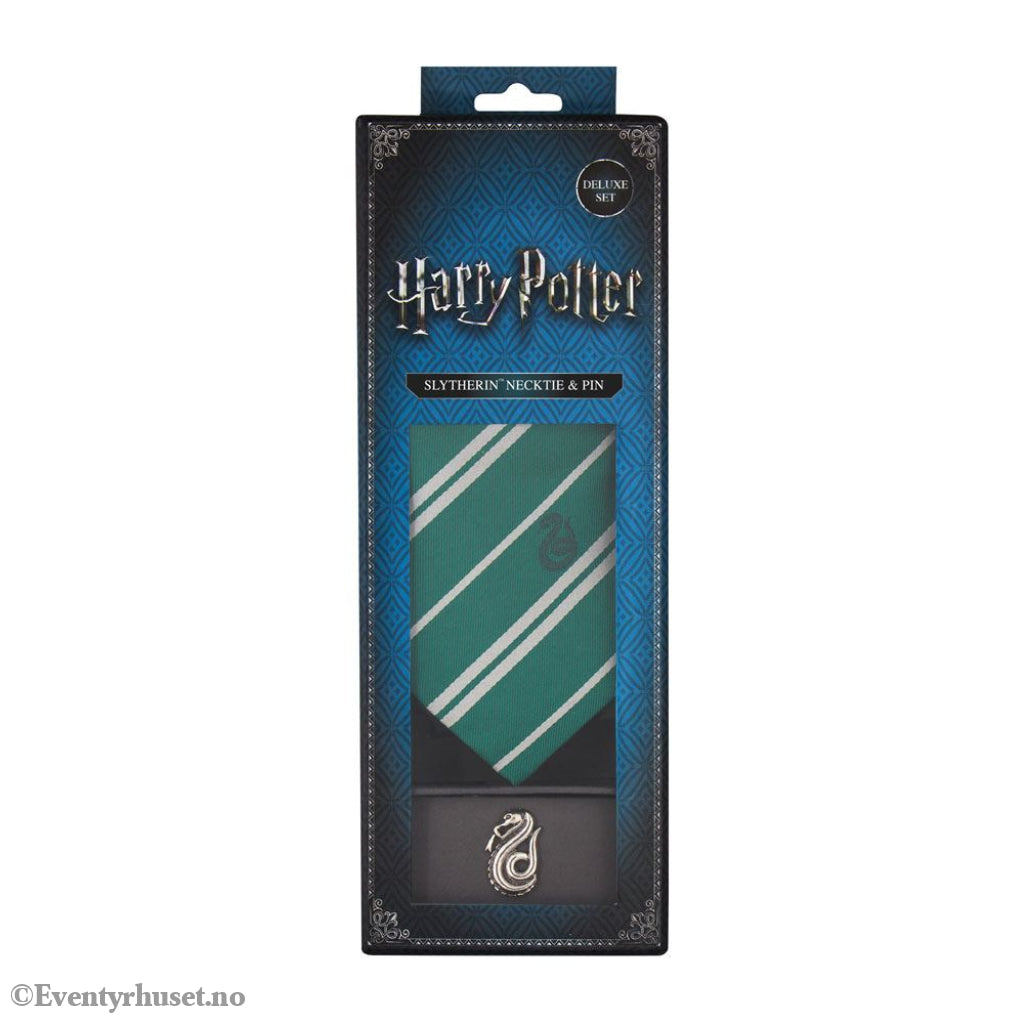 Harry Potter Tie & Metal Pin Deluxe Box Slytherin Fashion & Accessories