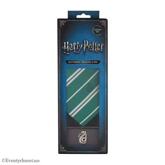 Harry Potter Tie & Metal Pin Deluxe Box Slytherin Fashion & Accessories