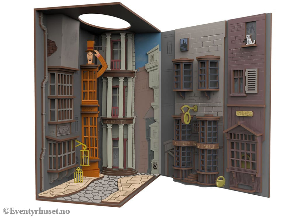 Harry Potter Tiny Adventures Book Nook Mini Diorama Diagon Alley 23 cm Toys
