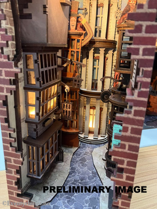 Harry Potter Tiny Adventures Book Nook Mini Diorama Diagon Alley 23 cm Toys