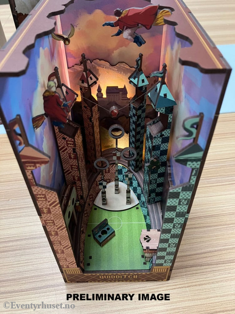 Harry Potter Tiny Adventures Book Nook Mini Diorama Quidditch Pitch 23 cm Toys