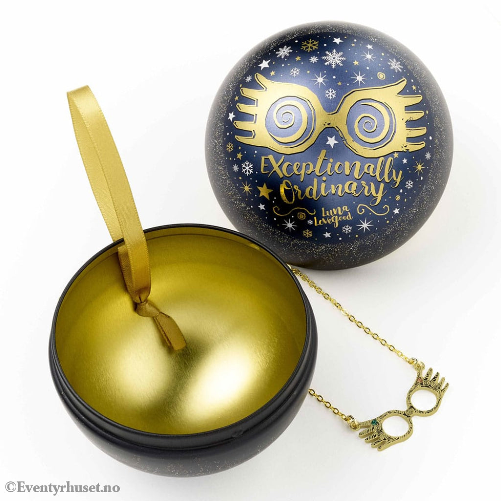 Harry Potter tree ornament with Necklace Luna Lovegood Glasses Home & Gifts