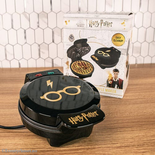 Harry Potter Waffle Maker Glasses and Lightning Bolt Home & Gifts