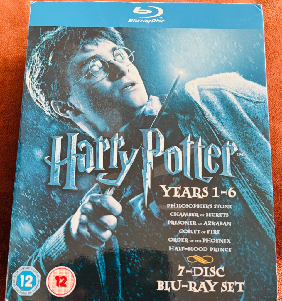 Harry Potter Years 1-6: 7-Disc Blu-ray Set. Blu-ray Disc. Samleboks