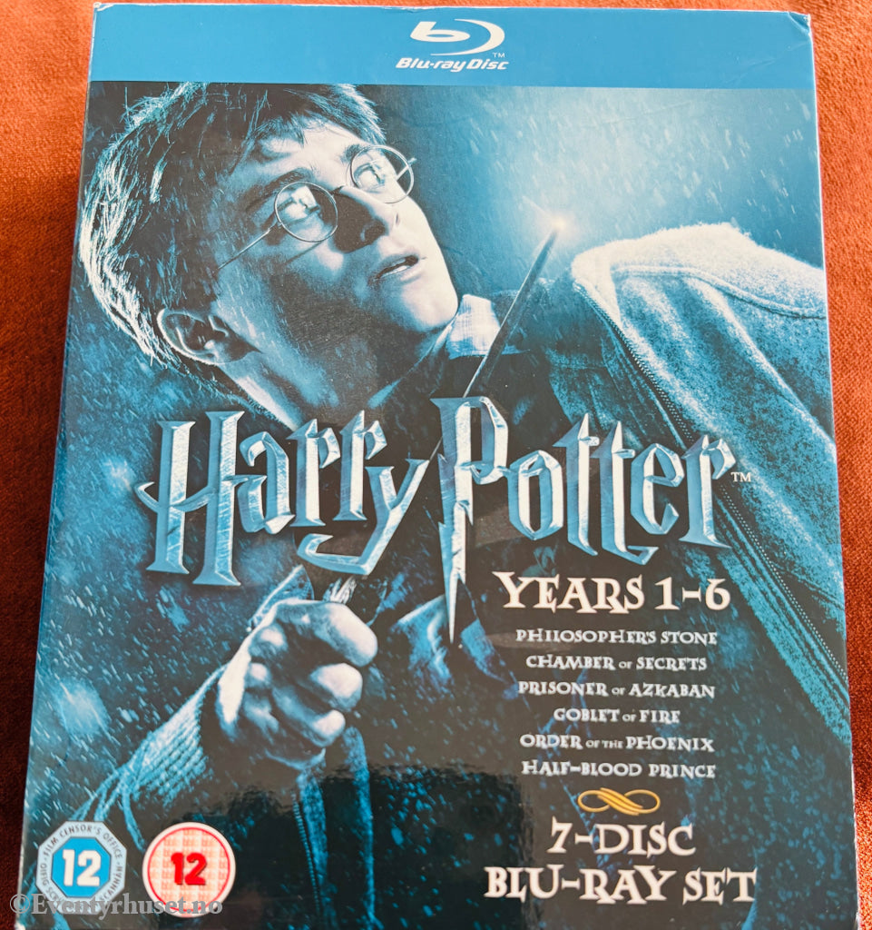 Harry Potter Years 1-6: 7-Disc Blu-ray Set. Blu-ray Disc. Samleboks