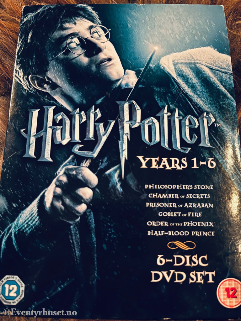 Harry Potter Years 1-6. Dvd Samleboks.