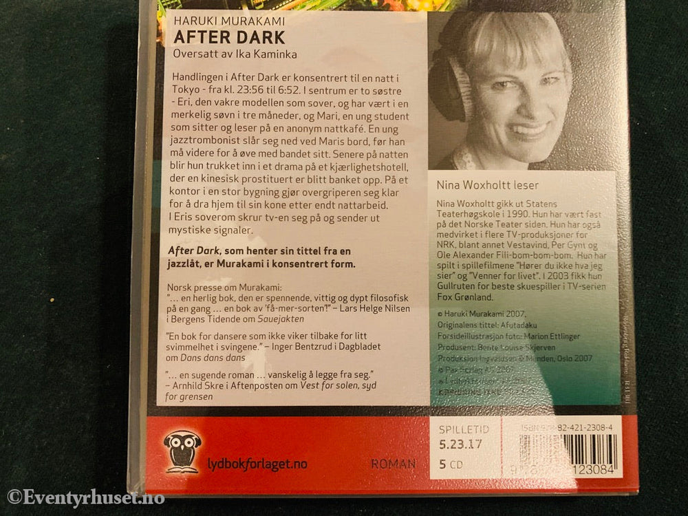 Haruki Murakami. After Dark. Lydbok På 5 Cd.