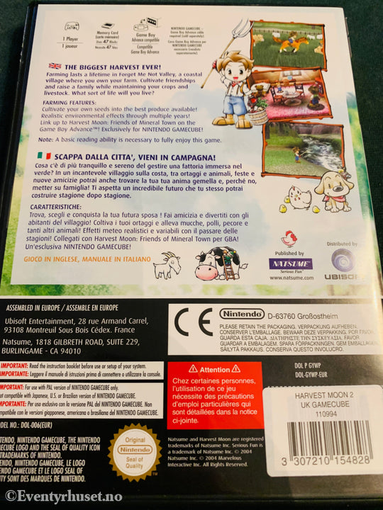 Harvest Moon - A Wonderful Life. Gamecube.