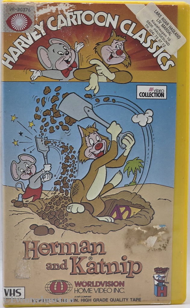 Harvey Cartoon Classics: Herman and Katnip (1995). VHS.