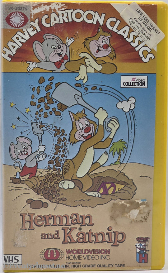 Harvey Cartoon Classics: Herman and Katnip (1995). VHS.