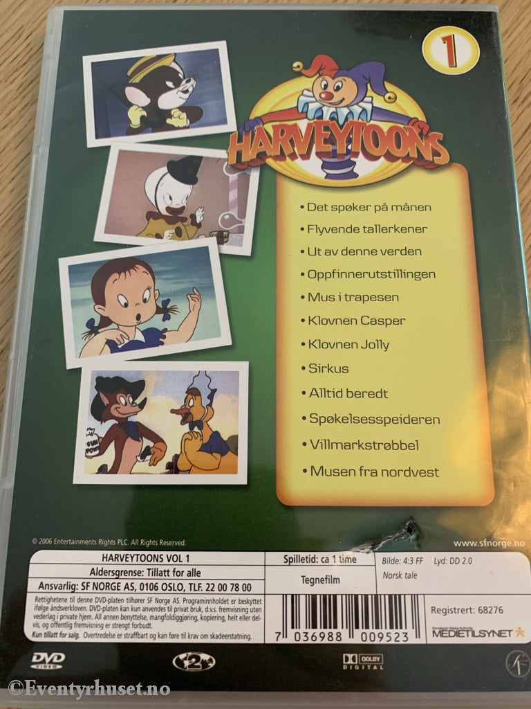 Harveytoons 1. Dvd. Dvd