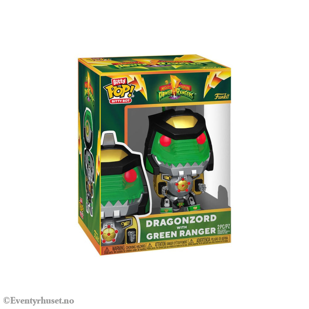 Hasbro Bitty POP! Bots Figure PR- Dragon Zord w/GR Ranger 11,7 cm Collectibles