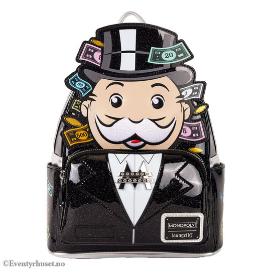 Hasbro by Loungefly Mini Backpack Monopoly Pennybags Fashion & Accessories