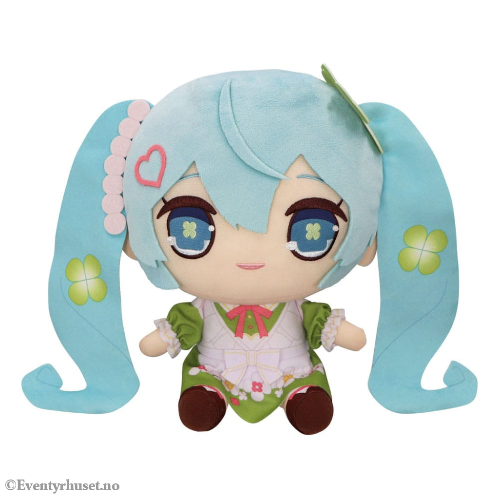 Hatsune Miku Kyurumaru Big Plush Figure Clover 26 cm Toys