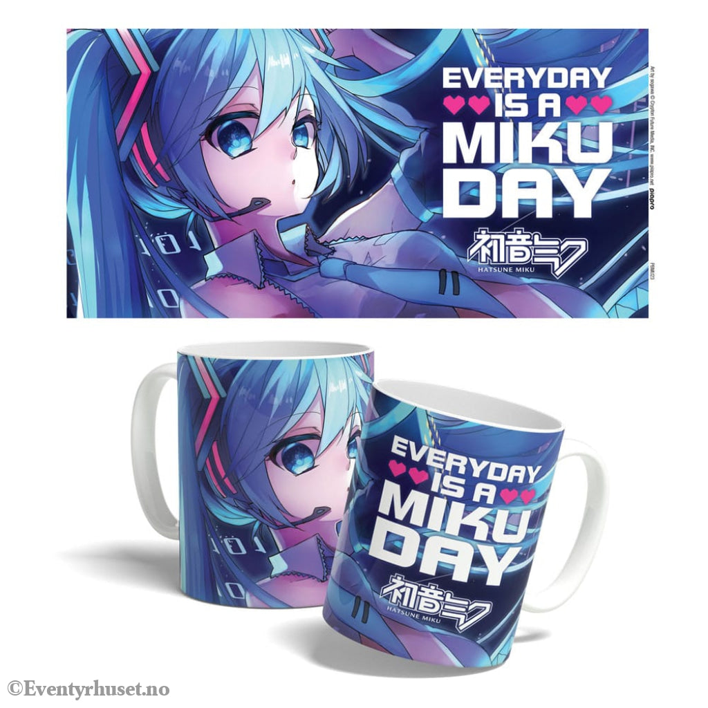 Hatsune Miku Mug Everyday is a Miku Day 325 ml Home & Gifts