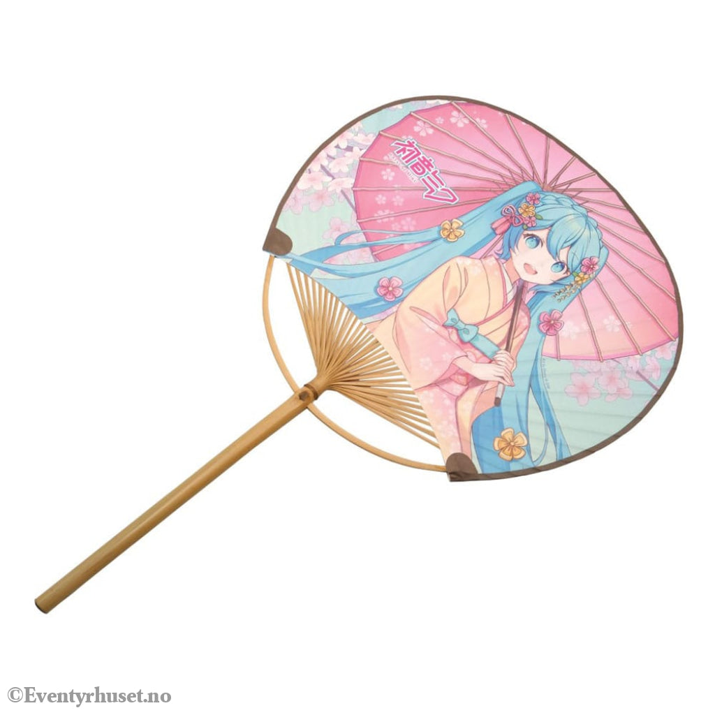 Hatsune Miku Non-Folding Uchiwa Fan Miku Kimono Manga & Anime