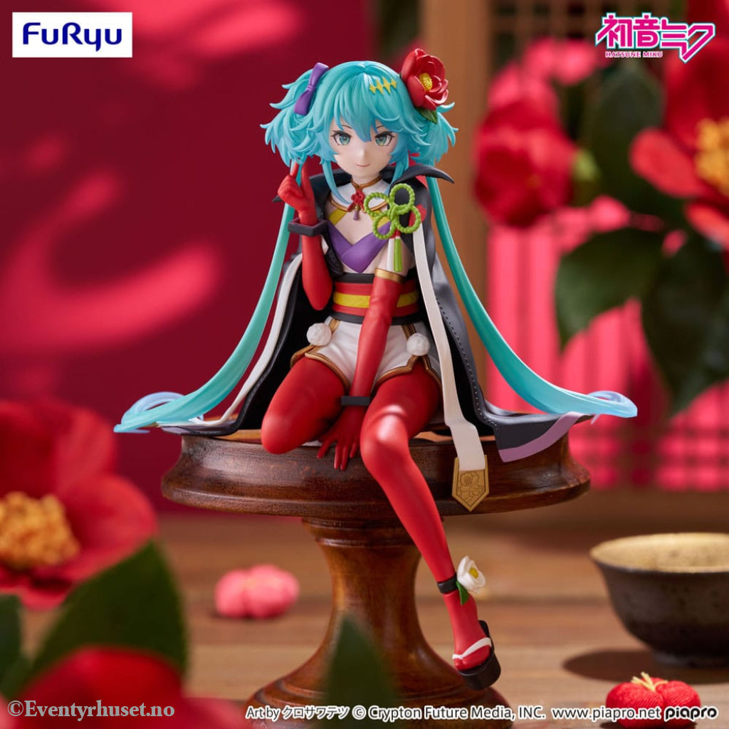 Hatsune Miku Noodle Stopper PVC Statue Flower Fairy Camellia 15 cm Manga & Anime