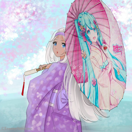Hatsune Miku Paper-Parasol Miku Manga & Anime