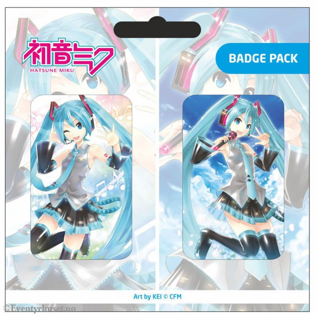 Hatsune Miku Pin Badges 2-Pack Set A Manga & Anime