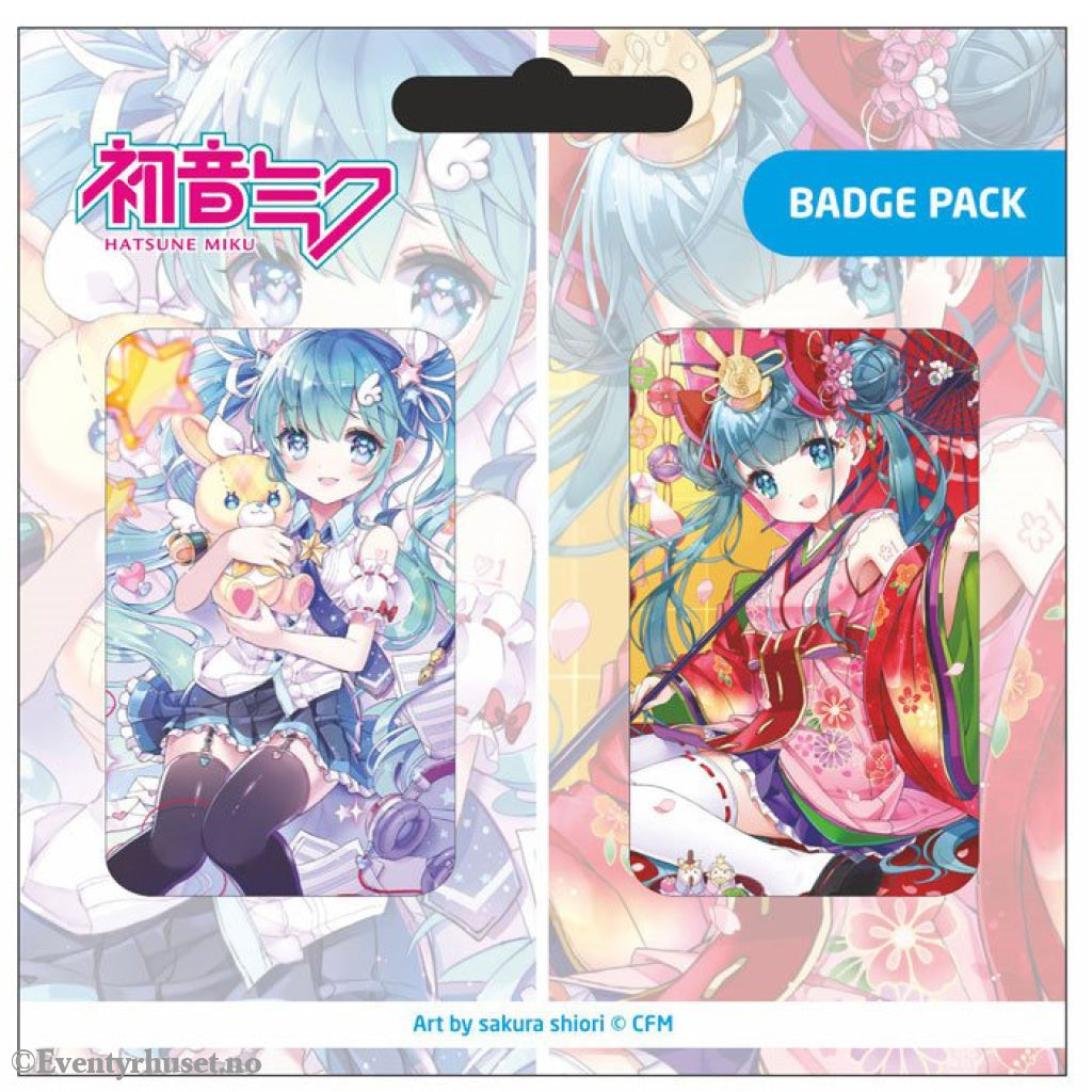 Hatsune Miku Pin Badges 2-Pack Set B Manga & Anime
