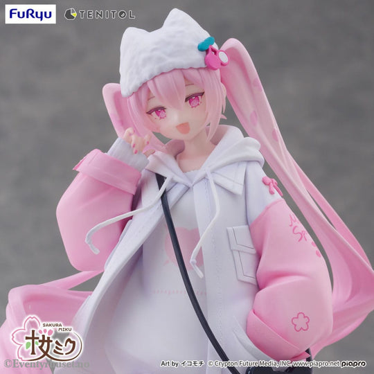 Hatsune Miku Tenitol PVC Statue Sakura Miku Cool style [petit] 19 cm Manga & Anime