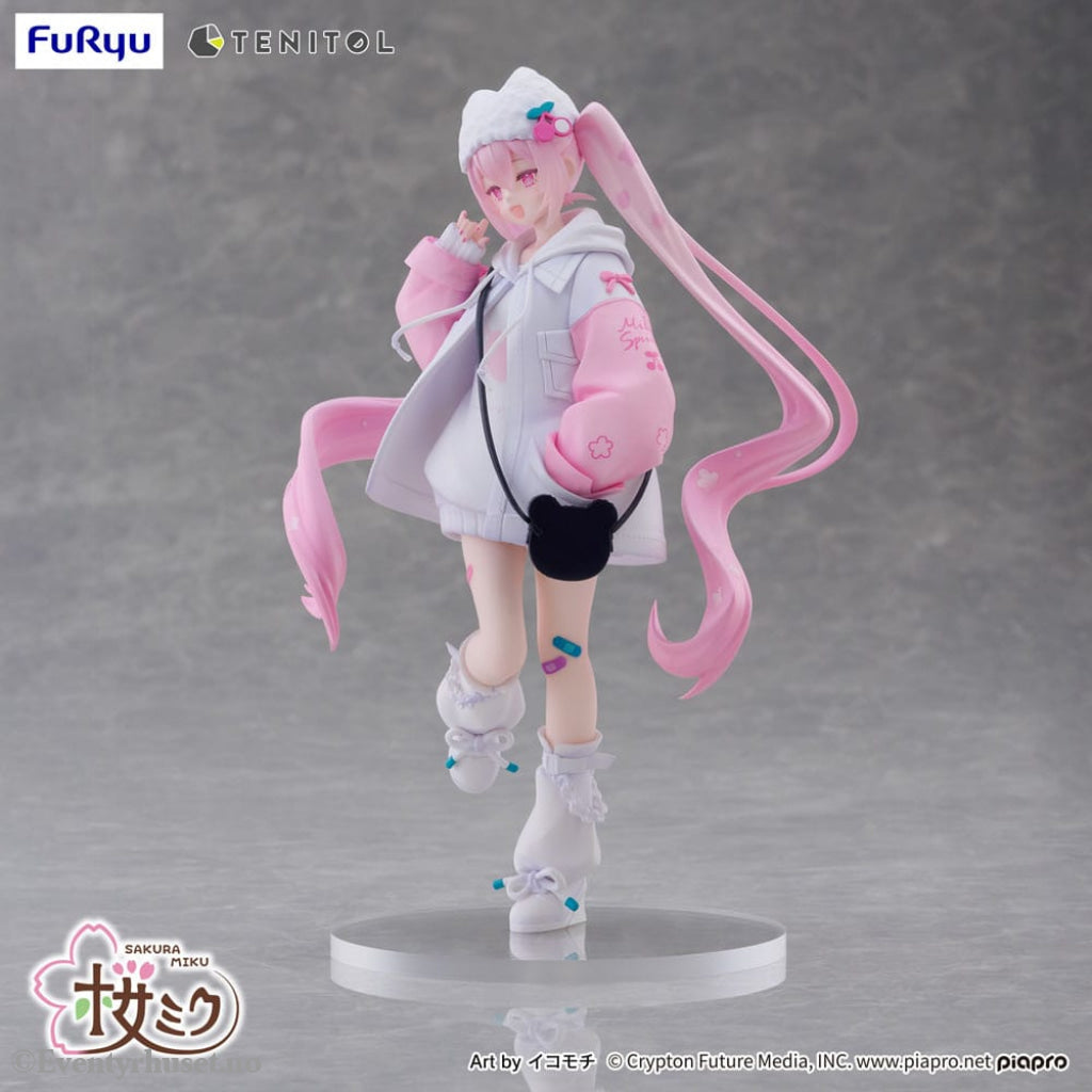 Hatsune Miku Tenitol PVC Statue Sakura Miku Cool style [petit] 19 cm Manga & Anime