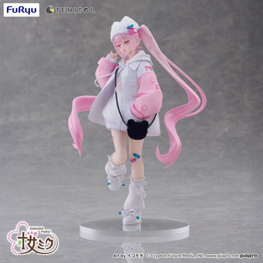 Hatsune Miku Tenitol PVC Statue Sakura Miku Cool style [petit] 19 cm Manga & Anime