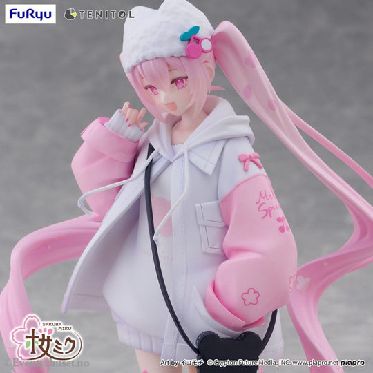Hatsune Miku Tenitol PVC Statue Sakura Miku Cool style [petit] 19 cm Manga & Anime