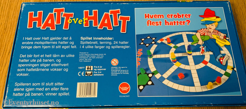 Hatt over hatt. 2014. Brettspill. Brettspill