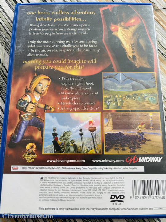 Haven: Call of the King. PS2-spill