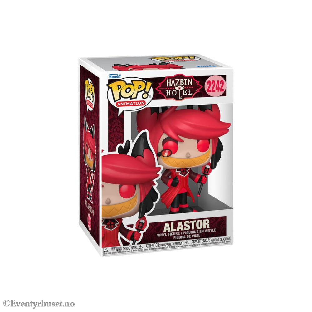 Hazbin Hotel POP! Vinyl Figures Alastor w/Chase 9 cm Assortment (6) Collectibles
