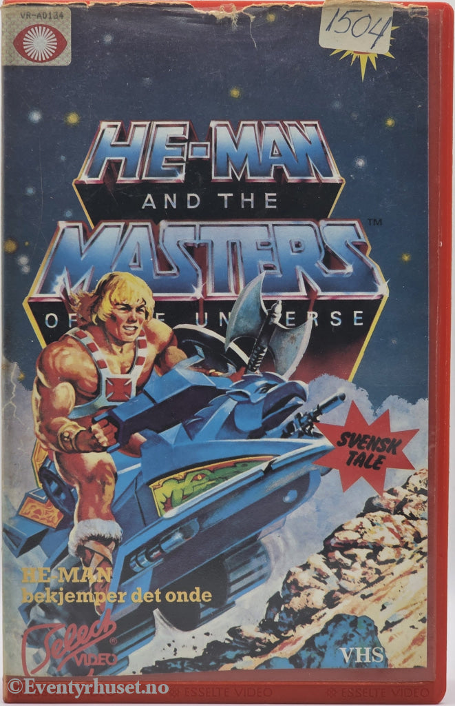 He-Man and the Masters of the Universe: He-Man bekjemper det onde. VHS Big Box.