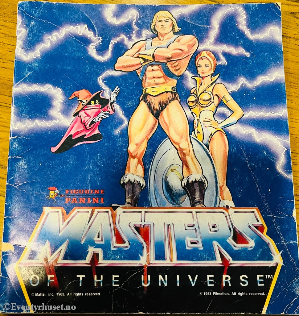 He-Man And The Masters Of The Universe (Motu). 1983. Klistremerkealbum. Klistremerkealbum