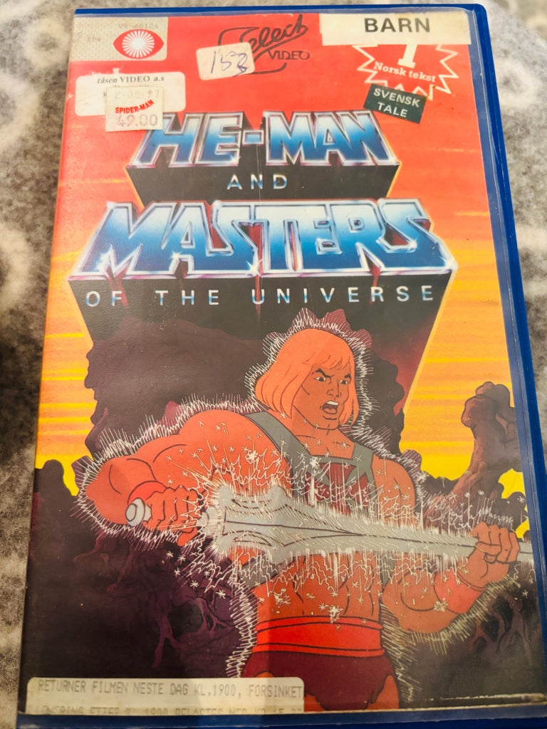 He-Man and The Masters of The Universe (MOTU). Vol. 1. 1983. VHS Big Box. VHS Big Box