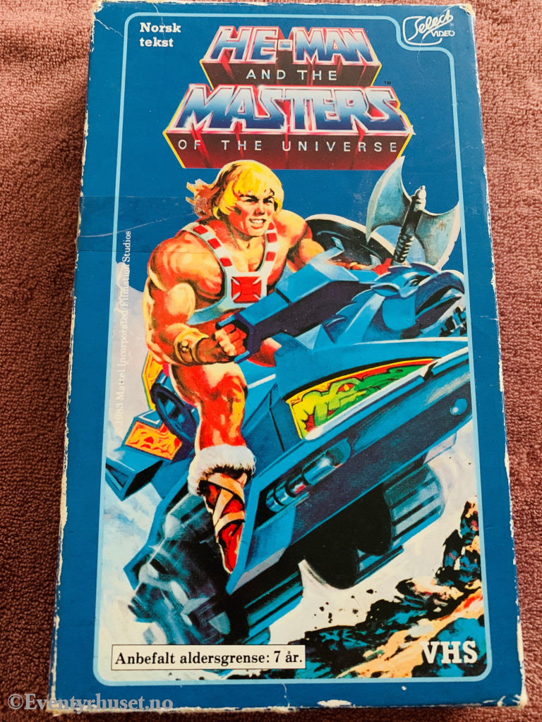 He-Man and the Masters of the Universe. VHS slipcase.