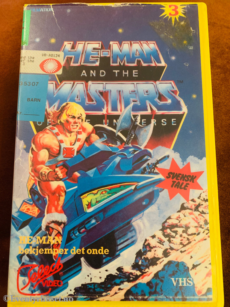 He-Man and the Masters of the Universe. Vol 3. VHS Big Box.