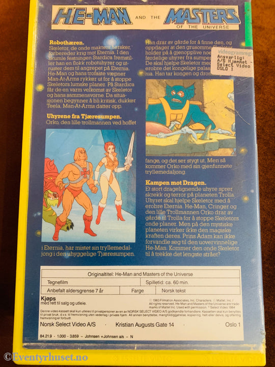 He-Man and the Masters of the Universe. Vol 3. VHS Big Box.