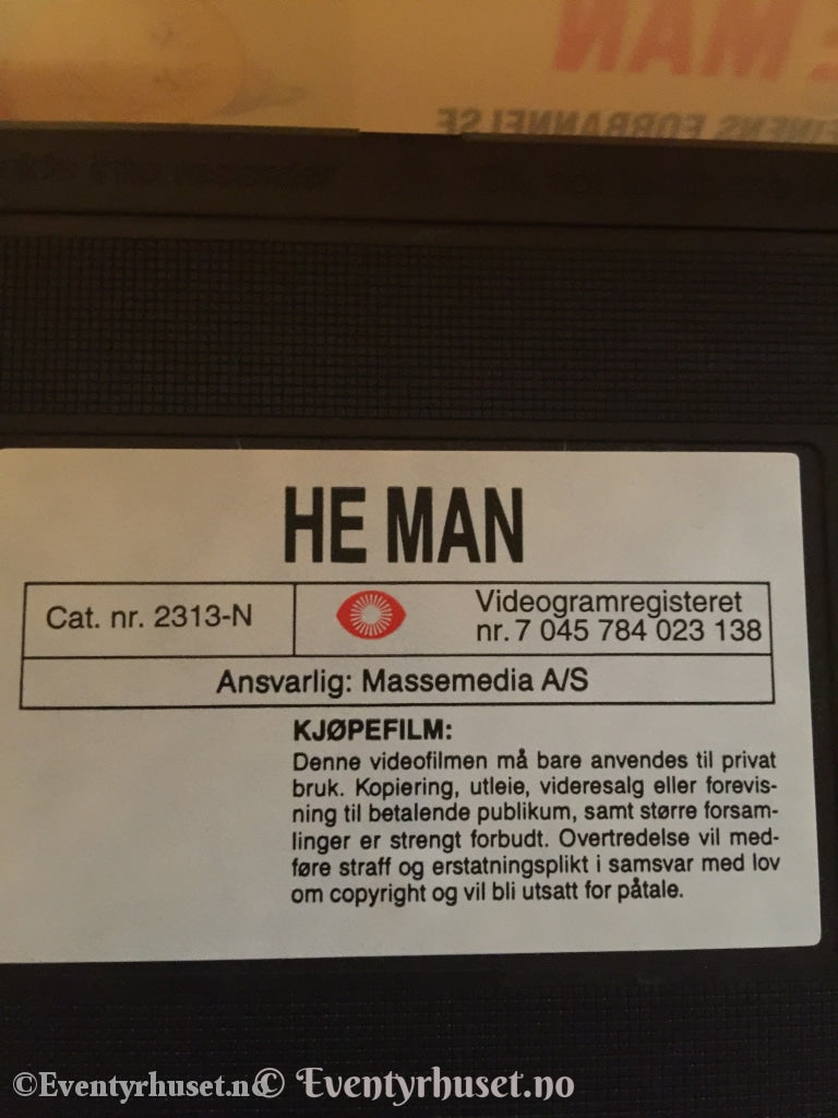 He-Man. Trollsteinens Forbannelse. Vhs. Vhs